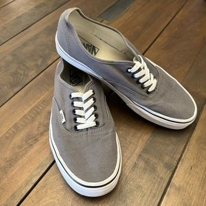 Vans Authentic Low-Top Shoe, Gray, Men’s 10.5